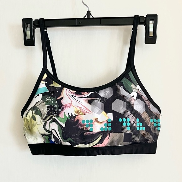 Reebok Abstract Art Sports Bra Size S - Picture 1 of 3